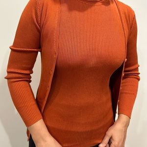 Regina Rubens Twin Set in 100 silk in mint condition